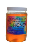 Quart (42 oz) PET jar of wildflower honey